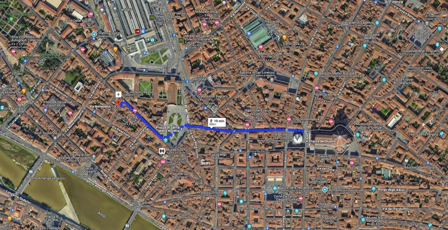 Via Benedetta, 13 - Florence Charming Apartments - Florentine Gem Steps From Station - Prime Spot!