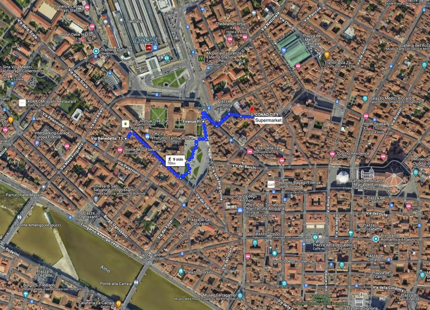 Via Benedetta, 13 - Florence Charming Apartments - Florentine Gem Steps From Station - Prime Spot! 0*,